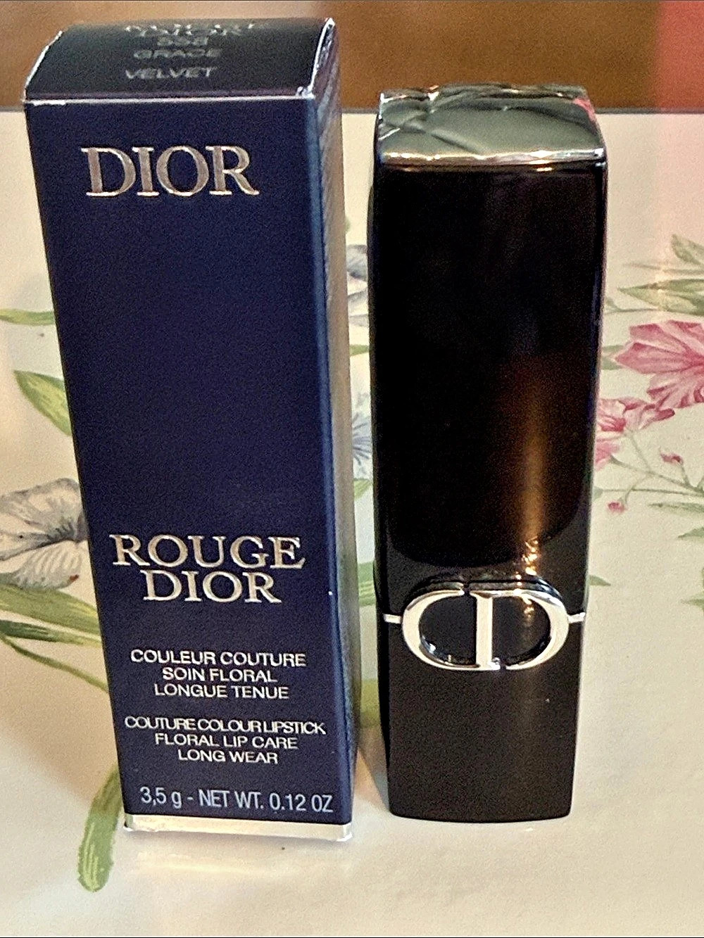 Dior Rouge Dior Lipstick 558 Grace Velvet Pink NWT